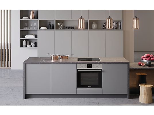 BAUKNECHT HEKO 500 H, Einbauherdset (Elektrokochfeld, A, 65 l)