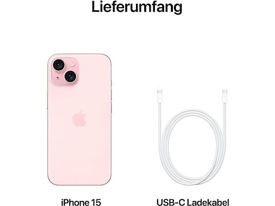 APPLE iPhone 15 5G 128 GB Pink Dual SIM