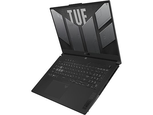 ASUS TUF A17 FA707NU-HX052W, Gaming Notebook, mit 17,3 Zoll Display, AMD Ryzen™ 5,7535HS Prozessor, 16 GB RAM, 1 TB SSD, NVIDIA GeForce RTX™ 4050, Mecha Gray, Windows 11 Home (64 Bit)