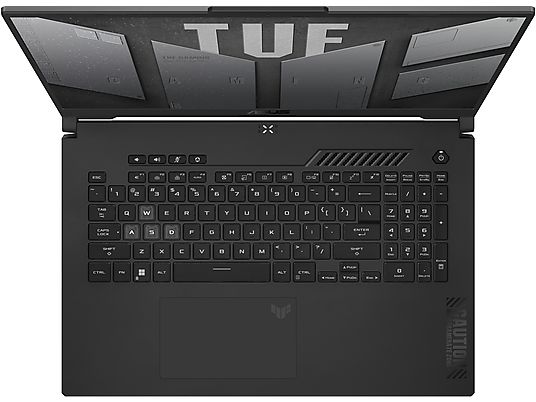 ASUS TUF A17 FA707NU-HX052W, Gaming Notebook, mit 17,3 Zoll Display, AMD Ryzen™ 5,7535HS Prozessor, 16 GB RAM, 1 TB SSD, NVIDIA GeForce RTX™ 4050, Mecha Gray, Windows 11 Home (64 Bit)
