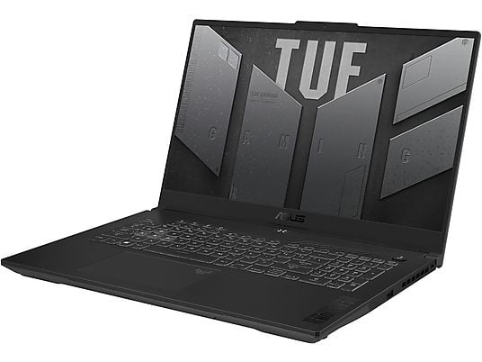 ASUS TUF A17 FA707NU-HX052W, Gaming Notebook, mit 17,3 Zoll Display, AMD Ryzen™ 5,7535HS Prozessor, 16 GB RAM, 1 TB SSD, NVIDIA GeForce RTX™ 4050, Mecha Gray, Windows 11 Home (64 Bit)