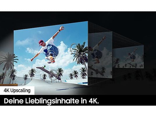 SAMSUNG GQ65Q60D QLED TV (Flat, 65 Zoll / 163 cm, UHD 4K, SMART TV, Tizen)