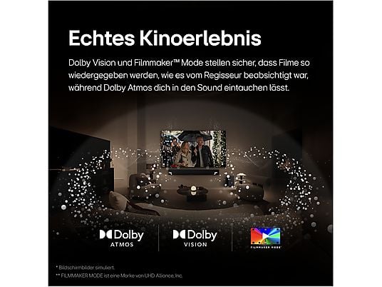 LG OLED65C43LA OLED evo TV (Flat, 65 Zoll / 165 cm, OLED 4K, SMART TV)