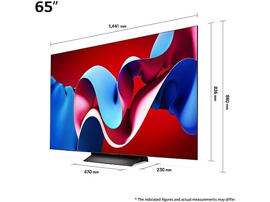 LG OLED65C43LA OLED evo TV (Flat, 65 Zoll / 165 cm, OLED 4K, SMART TV)