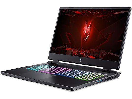 ACER Nitro 17 (AN17-51-74WP) mit 165 Hz Display mit RGB Tastaturbeleuchtung, Gaming Notebook, mit 17,3 Zoll Display, Intel® Core™ i7,i7-13620H Prozessor, 32 GB RAM, 1 TB SSD GeForce RTX™ 4060, Schwarz, Windows 11 Home (64 Bit)