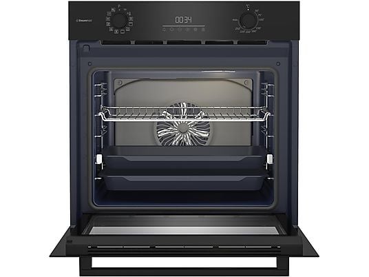 BEKO BBIS17300BCS, Backofen (Einbaugerät, 72 l, 594 mm breit), Dampfgarfunktion