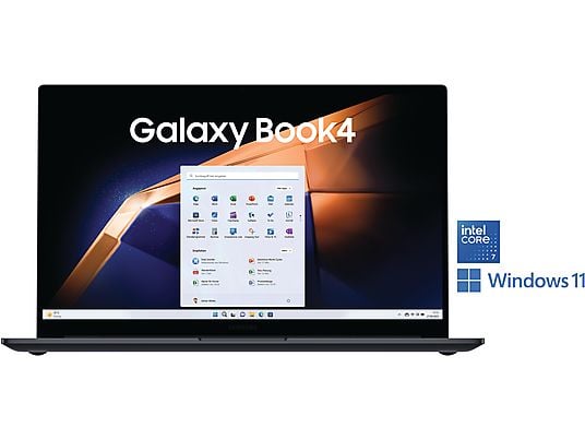 SAMSUNG Galaxy Book4, Notebook, mit 15,6 Zoll Display, Intel® Core™ 3,100U Prozessor, 8 GB RAM, 256 GB SSD, Intel® Core™ Onboard Graphics, Gray, Windows 11 Home (64 Bit)