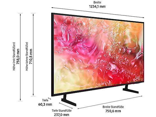 SAMSUNG GU55DU7170U LED TV (Flat, 55 Zoll / 138 cm, UHD 4K, SMART TV, Tizen)