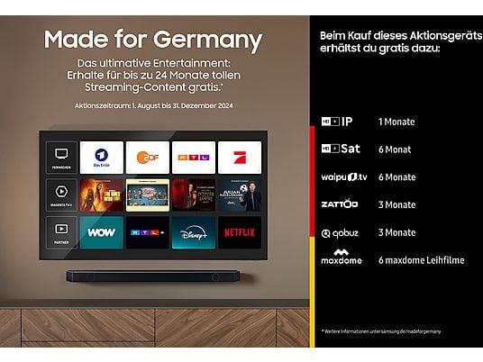 SAMSUNG GU55DU7170U LED TV (Flat, 55 Zoll / 138 cm, UHD 4K, SMART TV, Tizen)