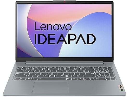 LENOVO IdeaPad Slim 3i, Notebook, mit 15,6 Zoll Display, Intel® Core™ i3,N305 Prozessor, 8 GB RAM, 512 GB SSD UHD Graphics, Arctic Grey, Windows 11 Home S-Modus (64 Bit)