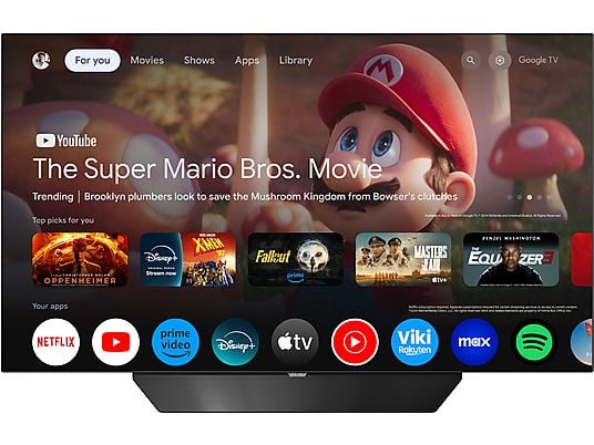 PEAQ PTV 48GOU-5024C OLED TV (Flat, 48 Zoll / 121 cm, OLED 4K, SMART TV)