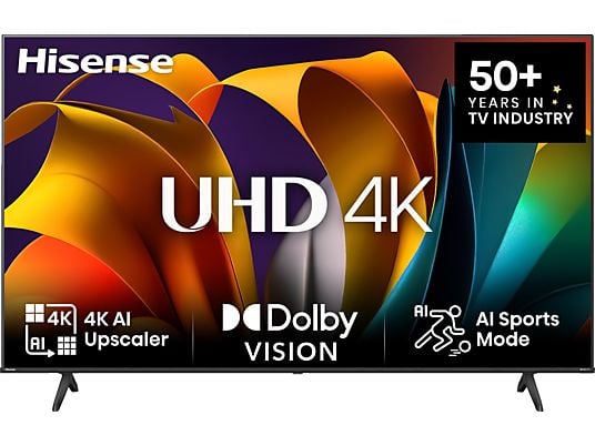HISENSE 65A6N LED TV (Flat, 65 Zoll / 164 cm, UHD 4K, SMART TV)