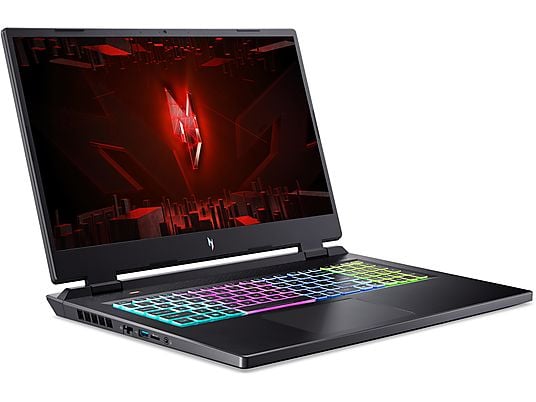 ACER Nitro 17 (AN17-51-74WP) mit 165 Hz Display mit RGB Tastaturbeleuchtung, Gaming Notebook, mit 17,3 Zoll Display, Intel® Core™ i7,i7-13620H Prozessor, 32 GB RAM, 1 TB SSD GeForce RTX™ 4060, Schwarz, Windows 11 Home (64 Bit)
