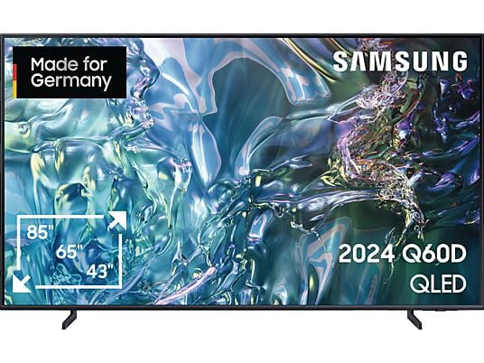 SAMSUNG GQ65Q60D QLED TV (Flat, 65 Zoll / 163 cm, UHD 4K, SMART TV, Tizen)