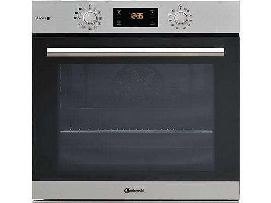 BAUKNECHT BAR2S K8 V2 IN Gentle Steam, Einbaubackofen (Einbaugerät, 71 l, 595 mm breit), Dampfgarfunktion