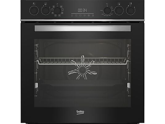 BEKO BBUM13329XS, Einbauherdset (Glaskeramikkochfeld, A, 72 l)