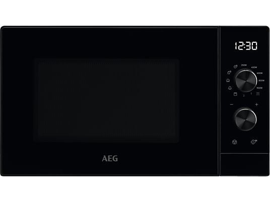 AEG Freistehend - Grill - Schwarz, Mikrowelle (900 Watt, 25 l Garraum-Volumen, Grillfunktion)