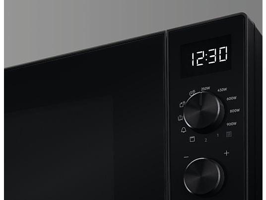 AEG Freistehend - Grill - Schwarz, Mikrowelle (900 Watt, 25 l Garraum-Volumen, Grillfunktion)